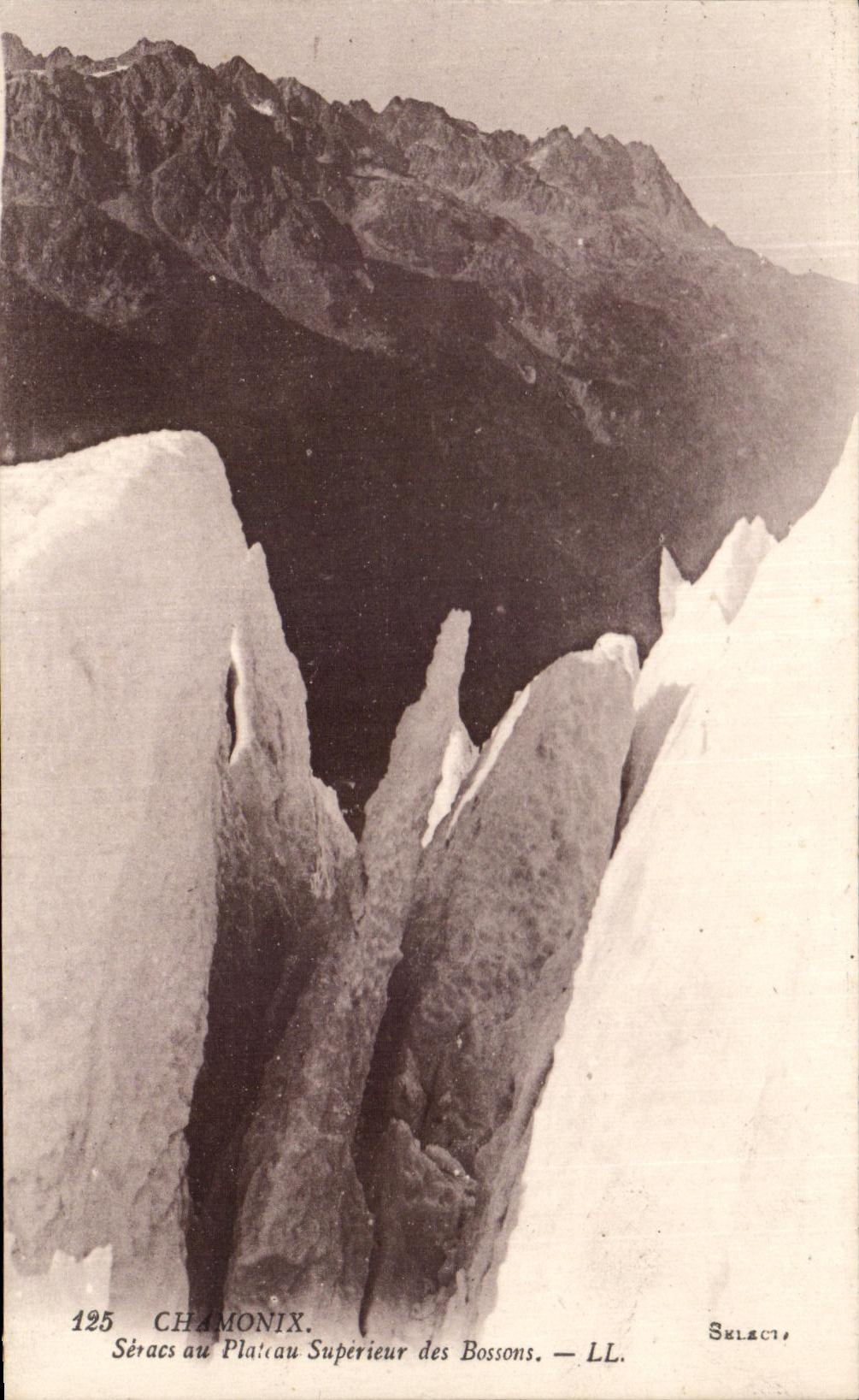 CPA Chamonix Seracs au Plateau Superieur des Bossons