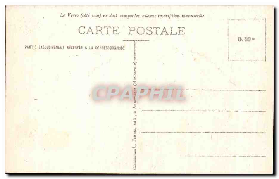 CPA Chamonix Mont Blanc Traversee de la Mer de Glace Alpinisme  — Verso