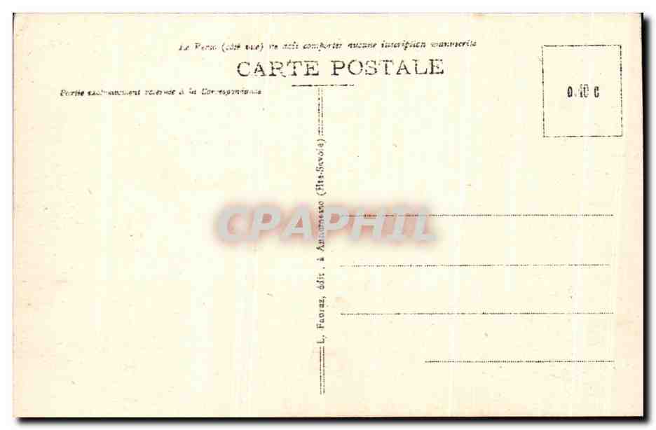 CPA Chamonix Mont Blanc Crevasses a la Mer de Glace — Verso