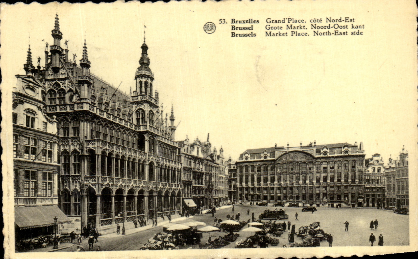 CPA Bruxelles Grand'Place cote Nord Est 
