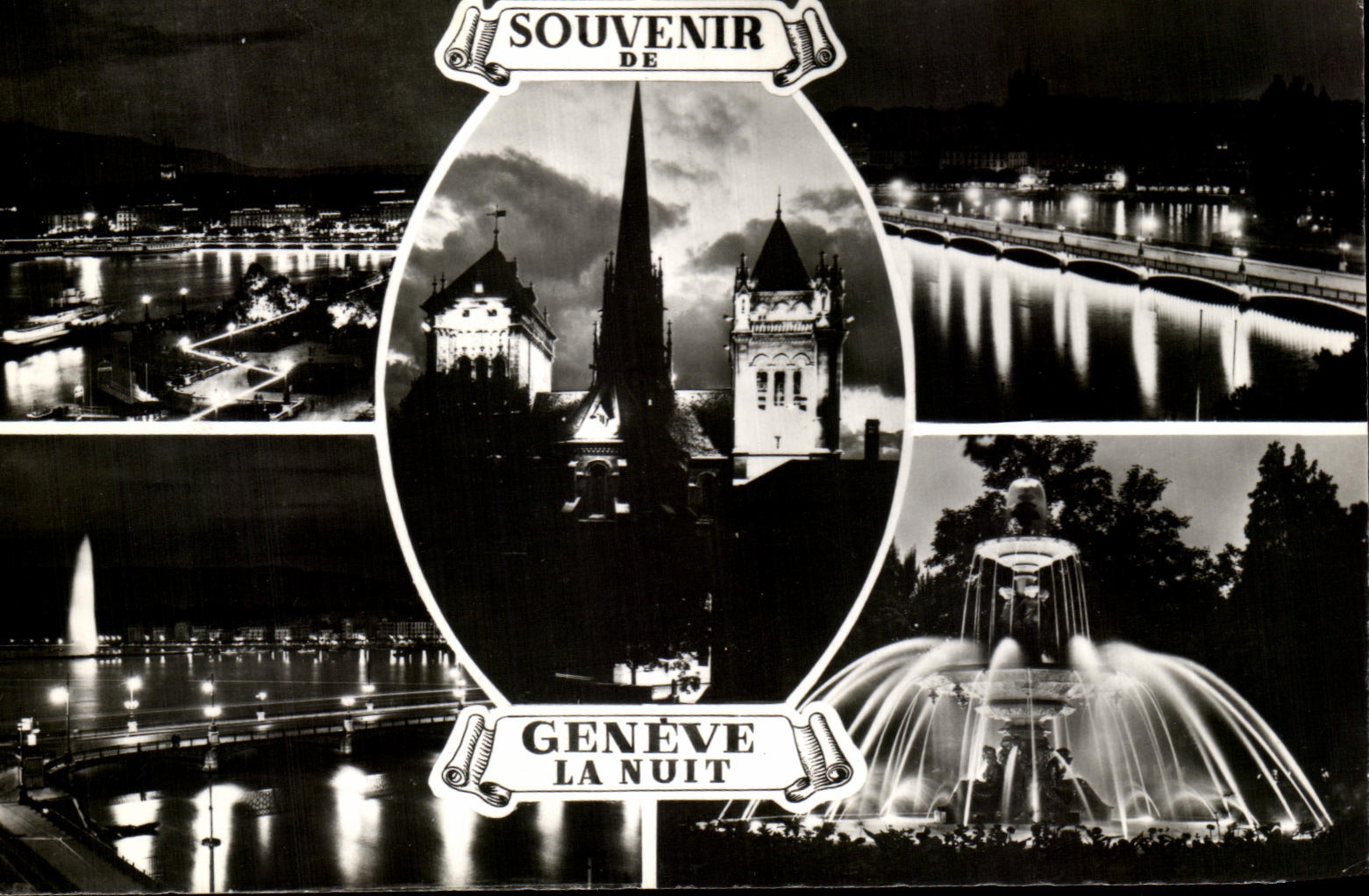 CPA Geneve La Nuit