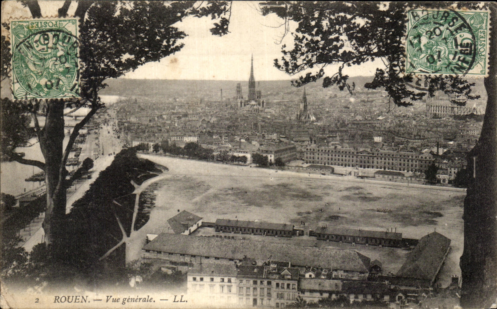CPA Rouen Vue Generale