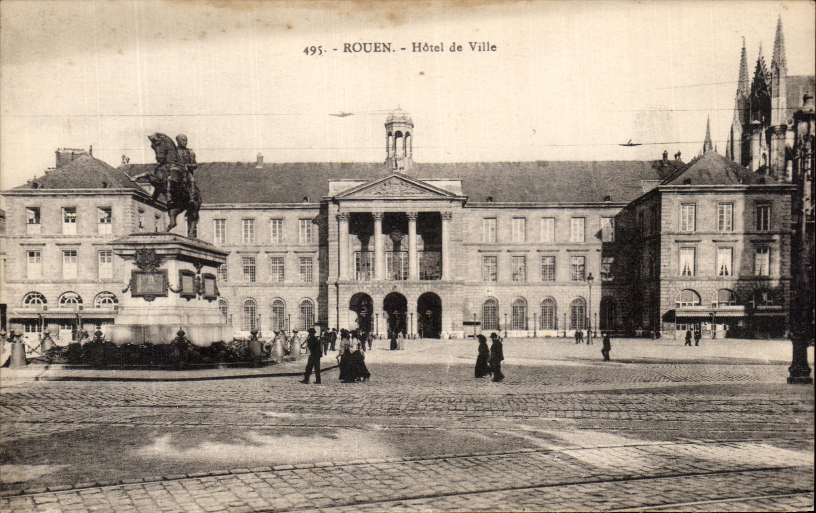 CPA Rouen Hotel De Ville