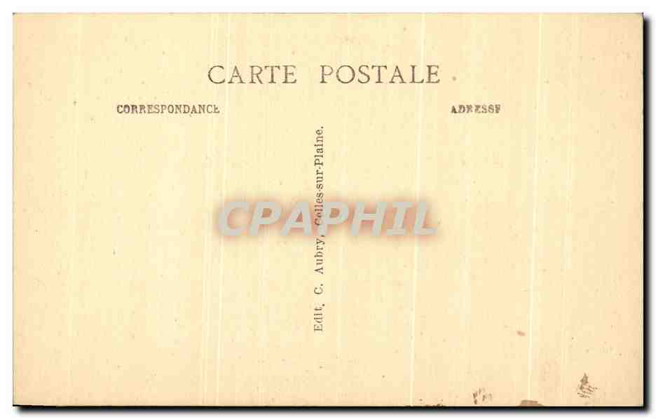CPA Vallee De Celles Le Roc Du Coquin — Rückseite
