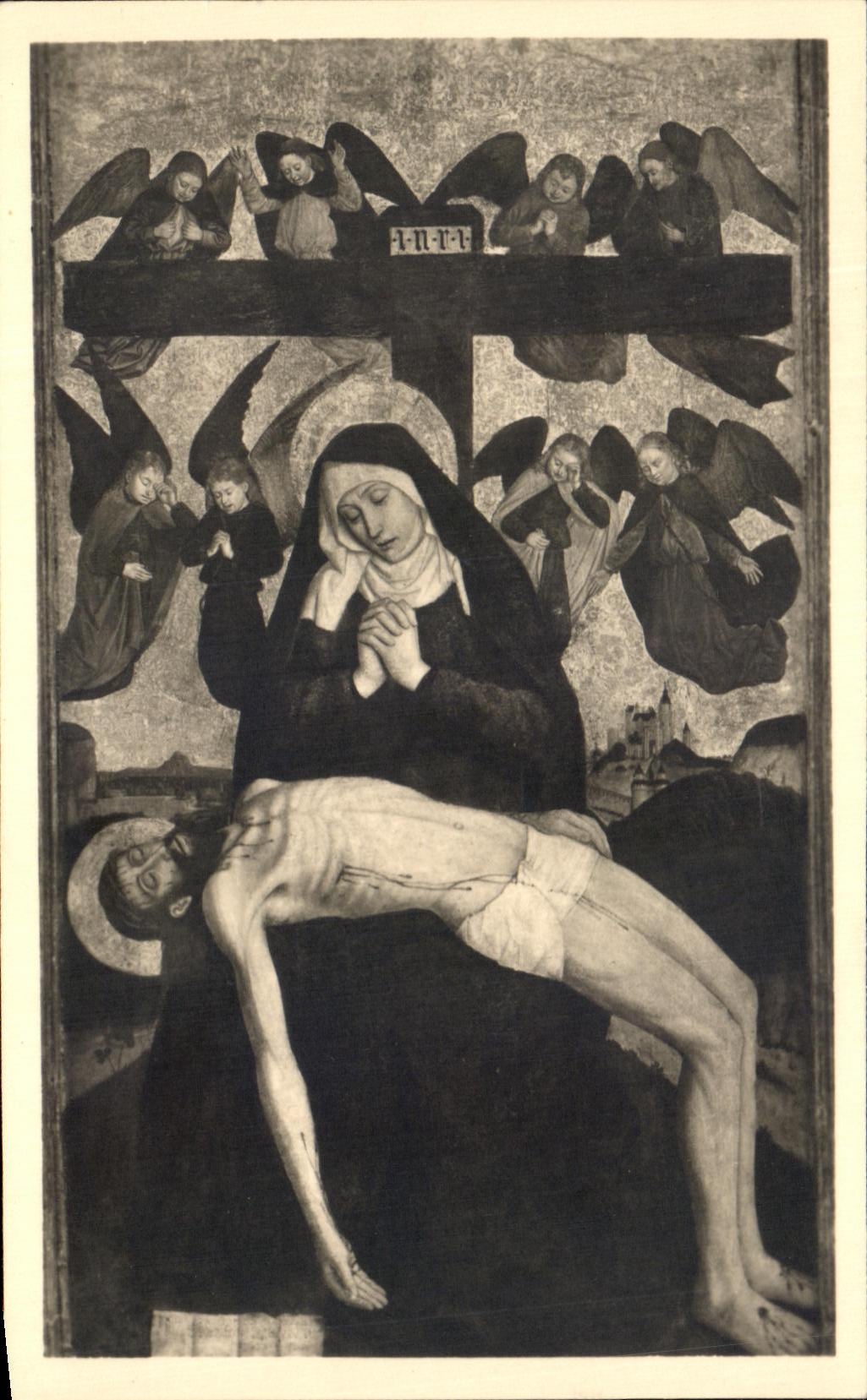 CPA pleta Par Louis Brea Eglise De Cimiez
