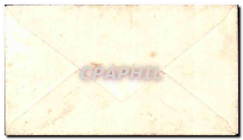 Petite lettre timbres mercure 20c de Amanlis 1939 — Rückseite
