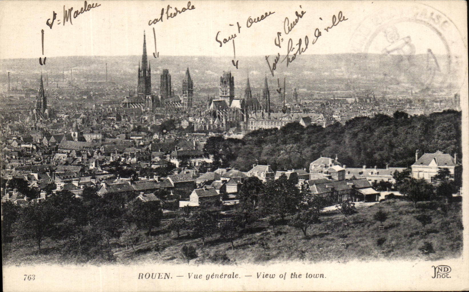 CPA Rouen Vue Generale 