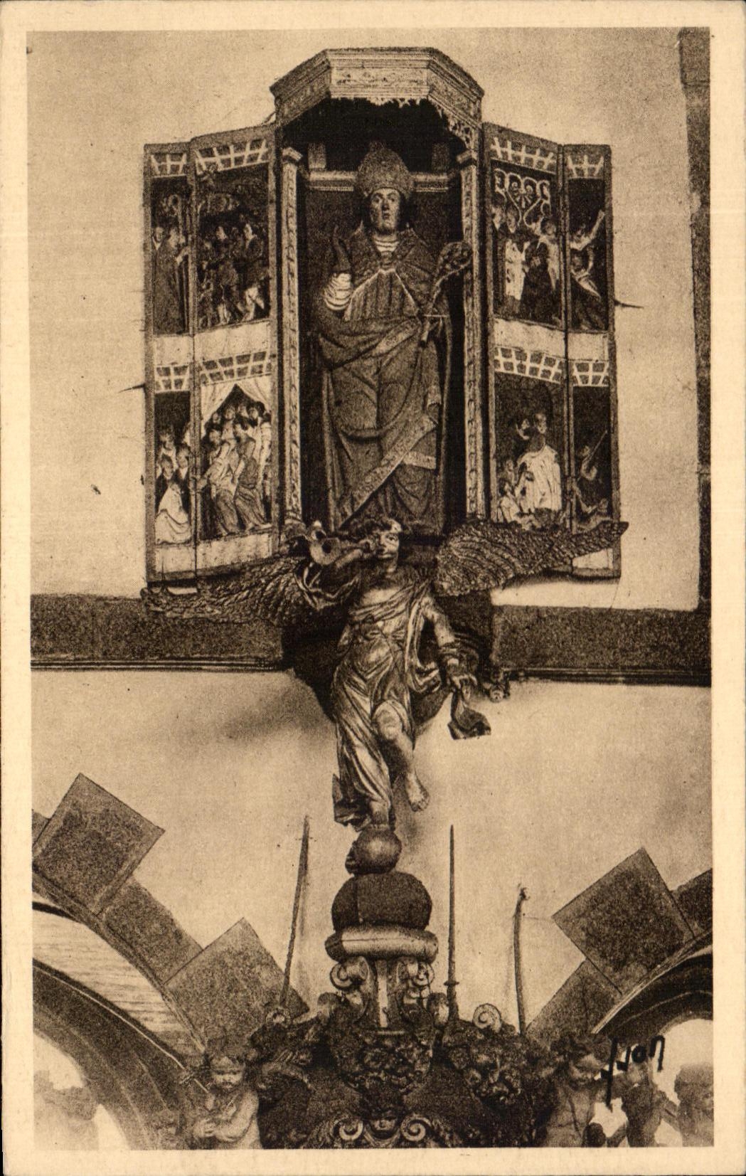 CPA Saint Thegonnec Tryptique de Saint Thegonnec