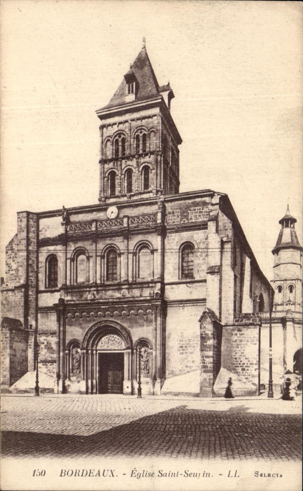 CPA Bordeaux Eglise Saint Seuvin