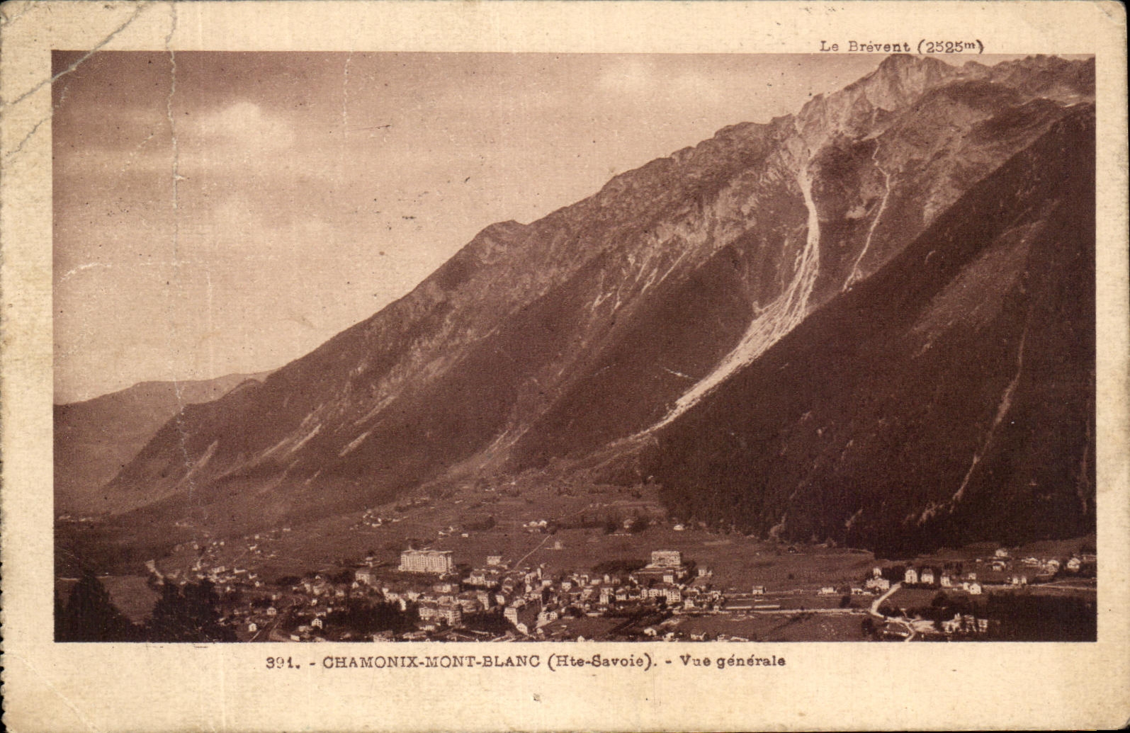CPA Chamonix Mont Blanc Vue Generale