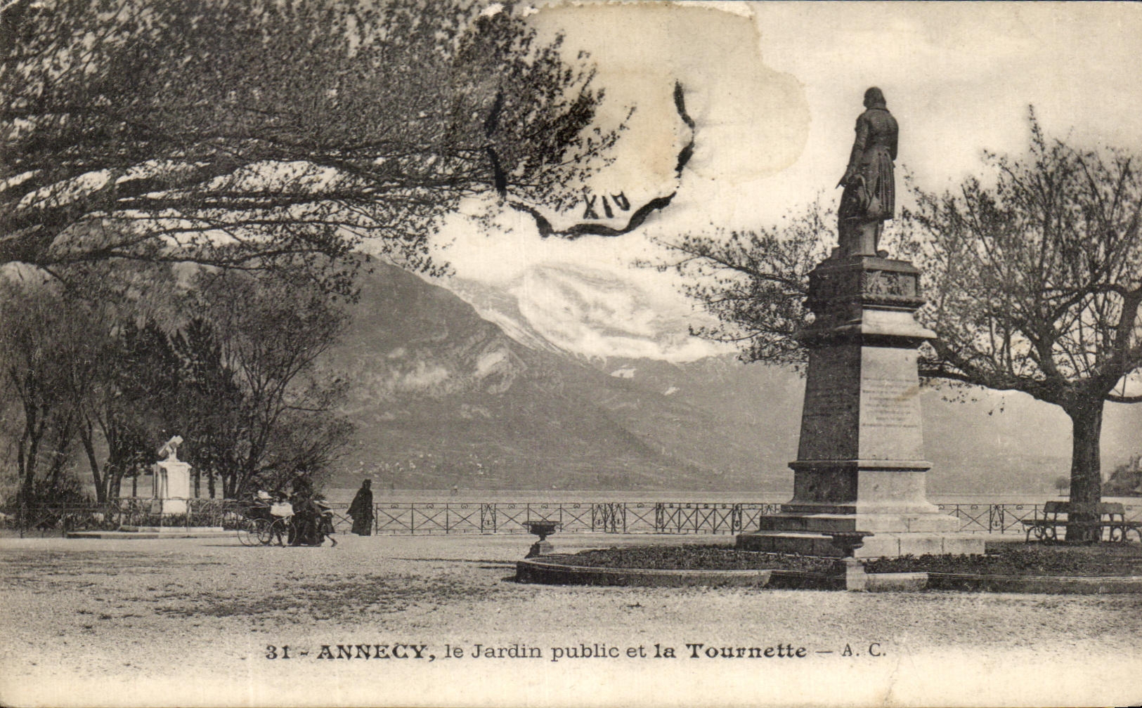 Annecy, le Jardin public et la Tournette — A.C. — n°31