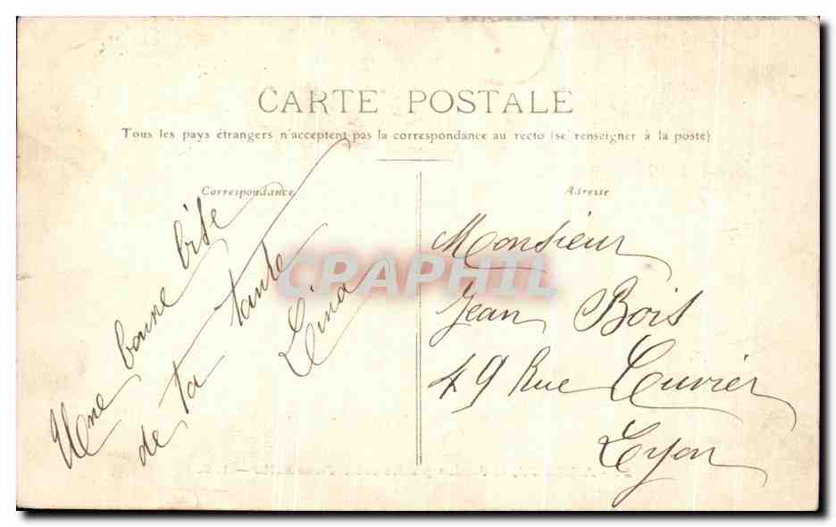 Annecy, le Jardin public et la Tournette — A.C. — n°31 — Rückseite