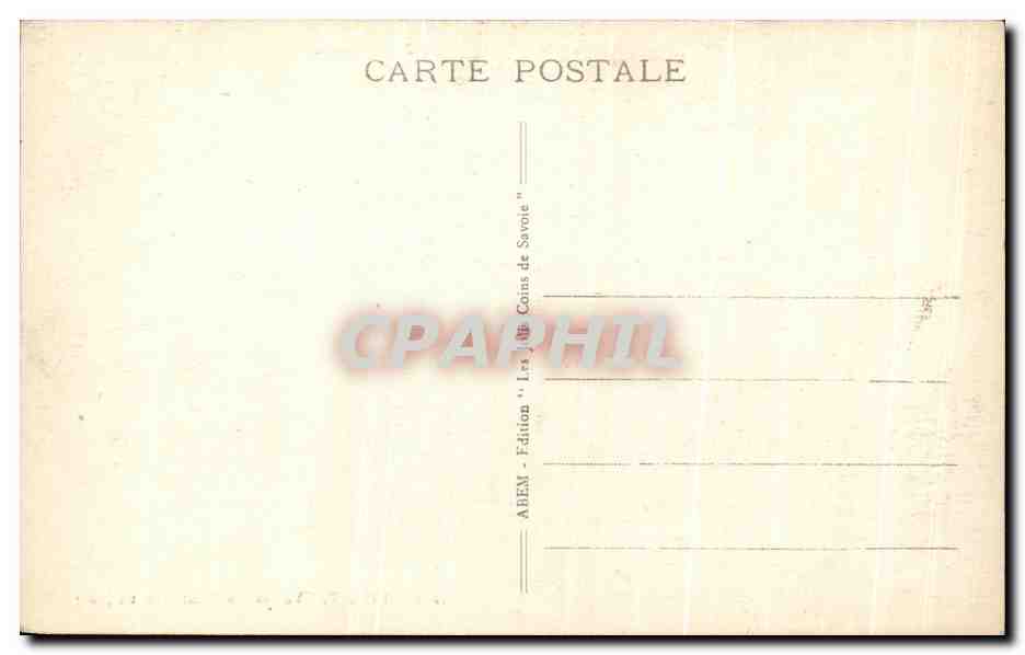 Yvoire - Vue sur la Pointe (contre jour) - ABEM - Édition 'Les Jolis Coins de Savoie' — Rückseite