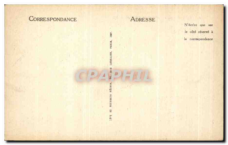 CPA Langeais Le Chateau et l'Eglise — Verso