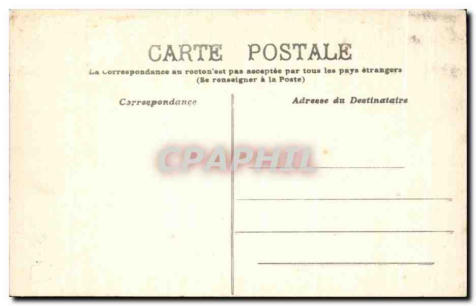 CAEN — Les Serres du Jardin des Plantes — éditeur CPAPHIL, n° 132 — Back