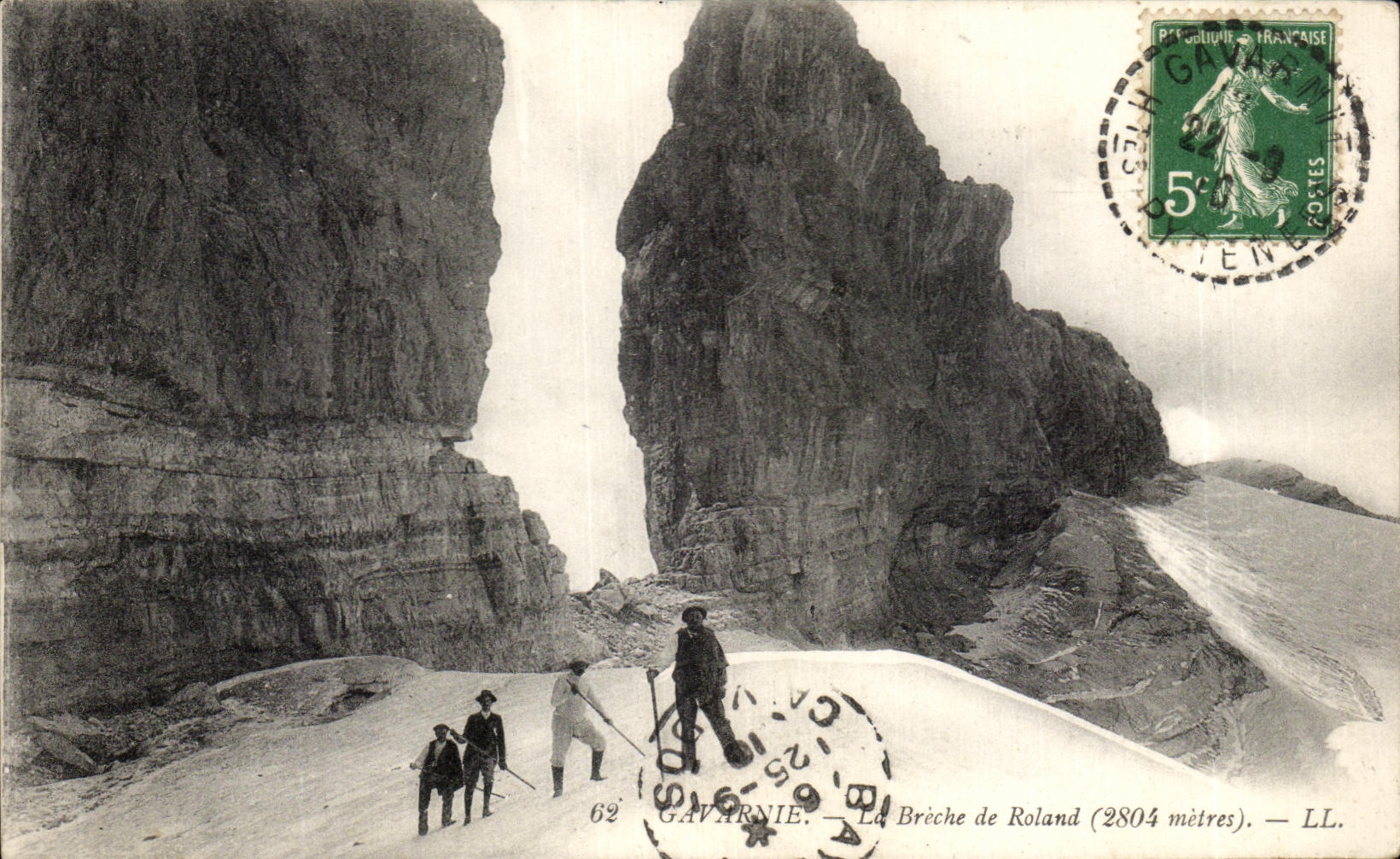 Gavarnie — La Brèche de Roland (2804 mètres) — LL.