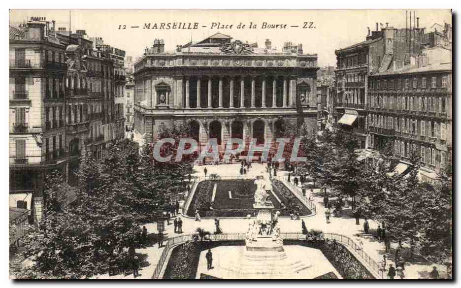 CPA Marseille Place de la Bourse
