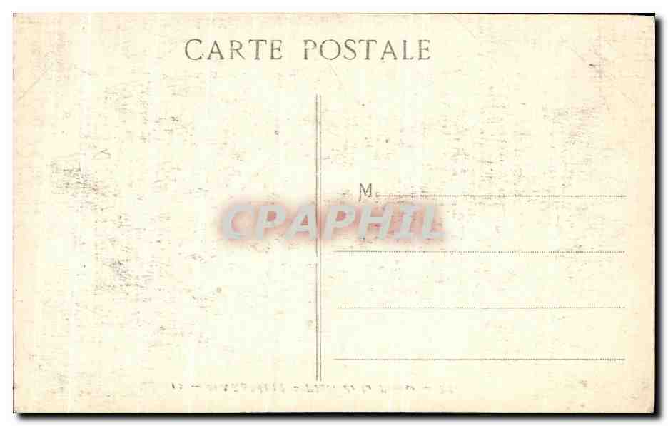 CPA Marseille Place de la Bourse — Verso