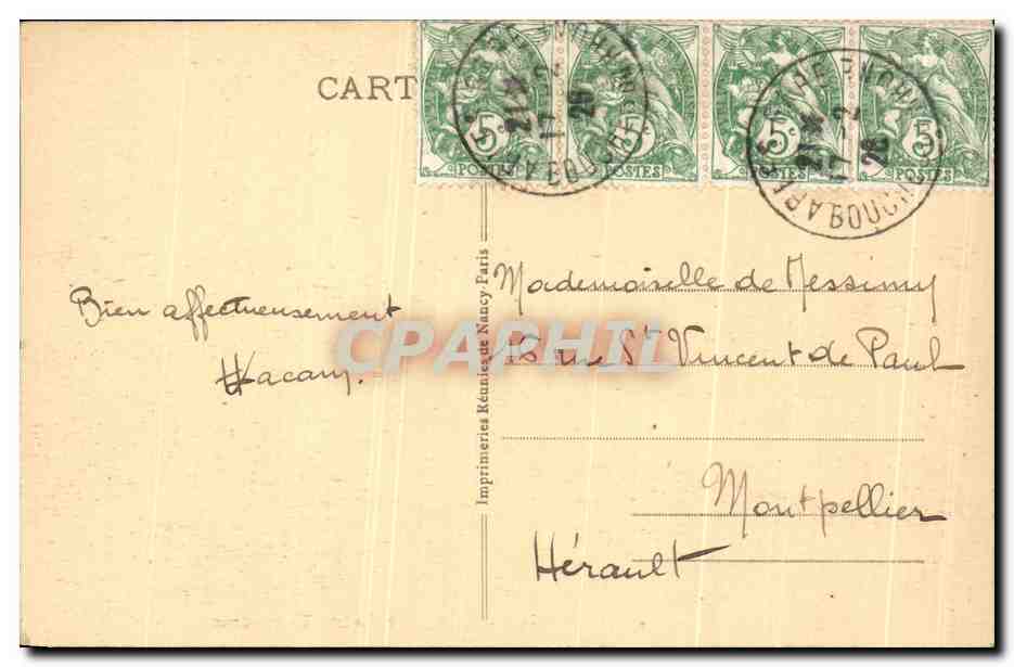 CPA Arles Portail de L'Eglise Saint Trophime — Verso