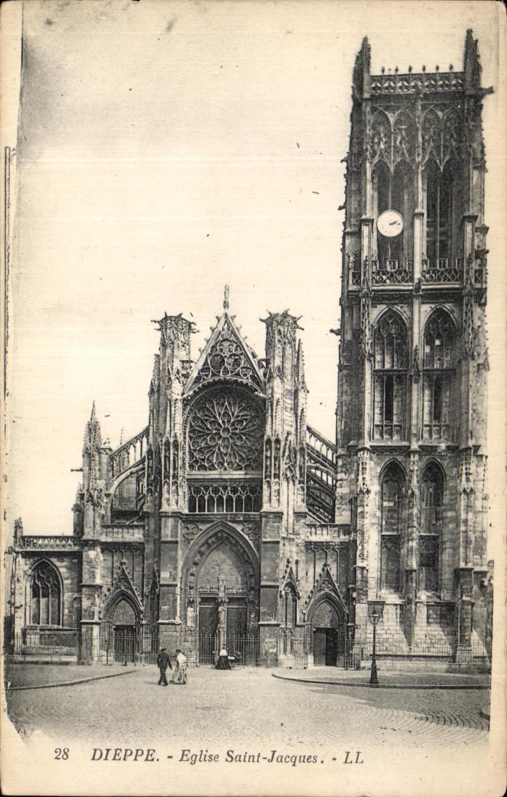 CPA Dieppe Eglise Saint Jacques