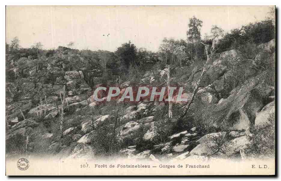 Forêt de Fontainebleau — Gorges de Franchard — E. L.D.