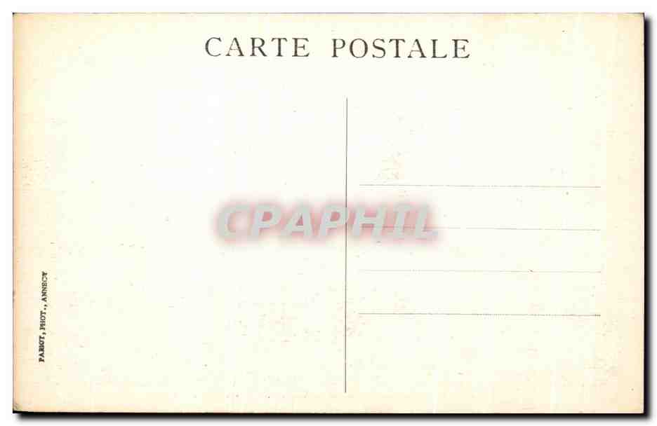 CPA Sites Pittoresques De Savoie La Vallee des Aravis et la Chaine du Mont Blanc  — Rückseite