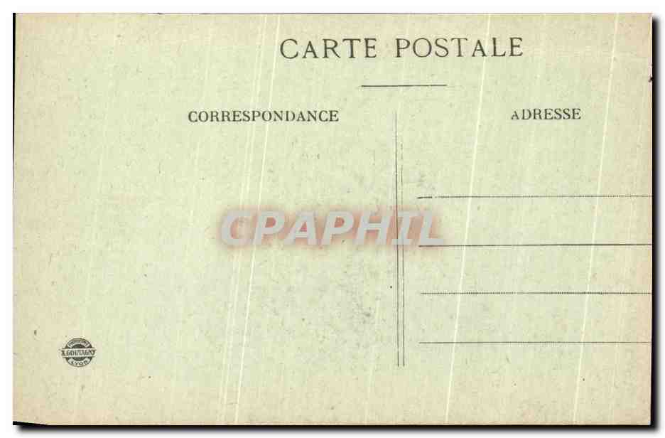 CPA Aix les Bains et Lac du Bourget — Rückseite