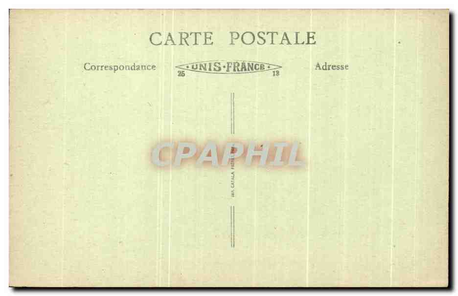 CPA d'Aix les Bains Le Lac du Bourget — Verso