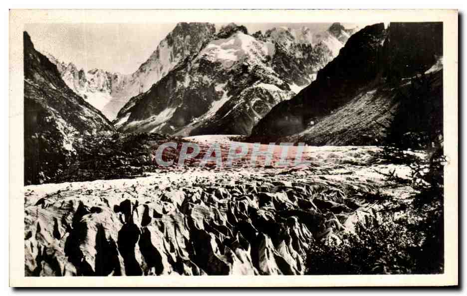 CPA Chamonix La Mer De Glace