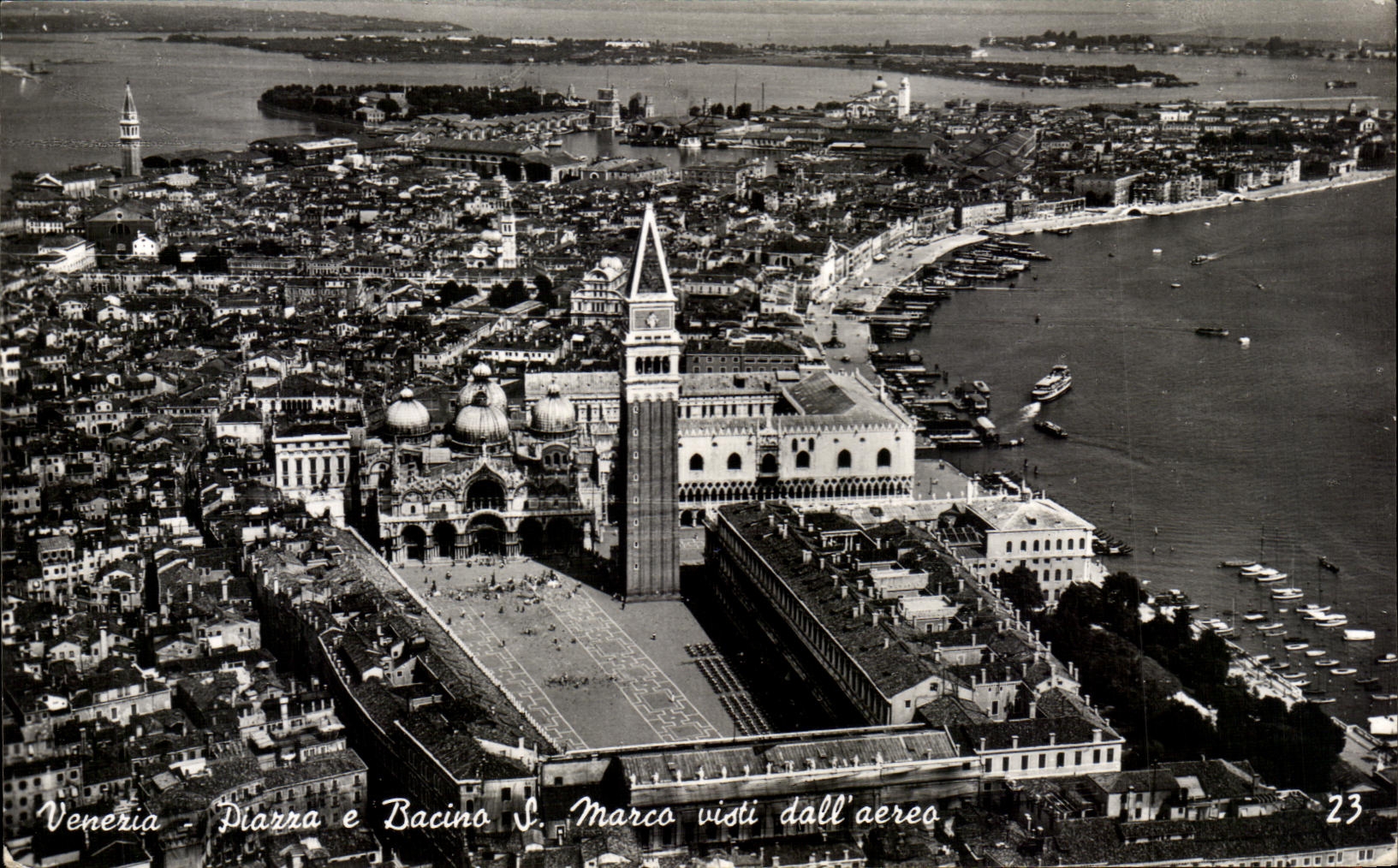 CPA Venezia Piazza S Marco Visti Dall Aereo
