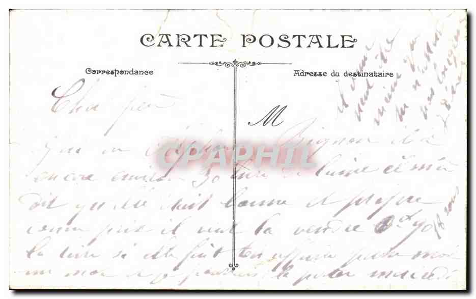 CPA Paris Bourse Du Commerce — Verso
