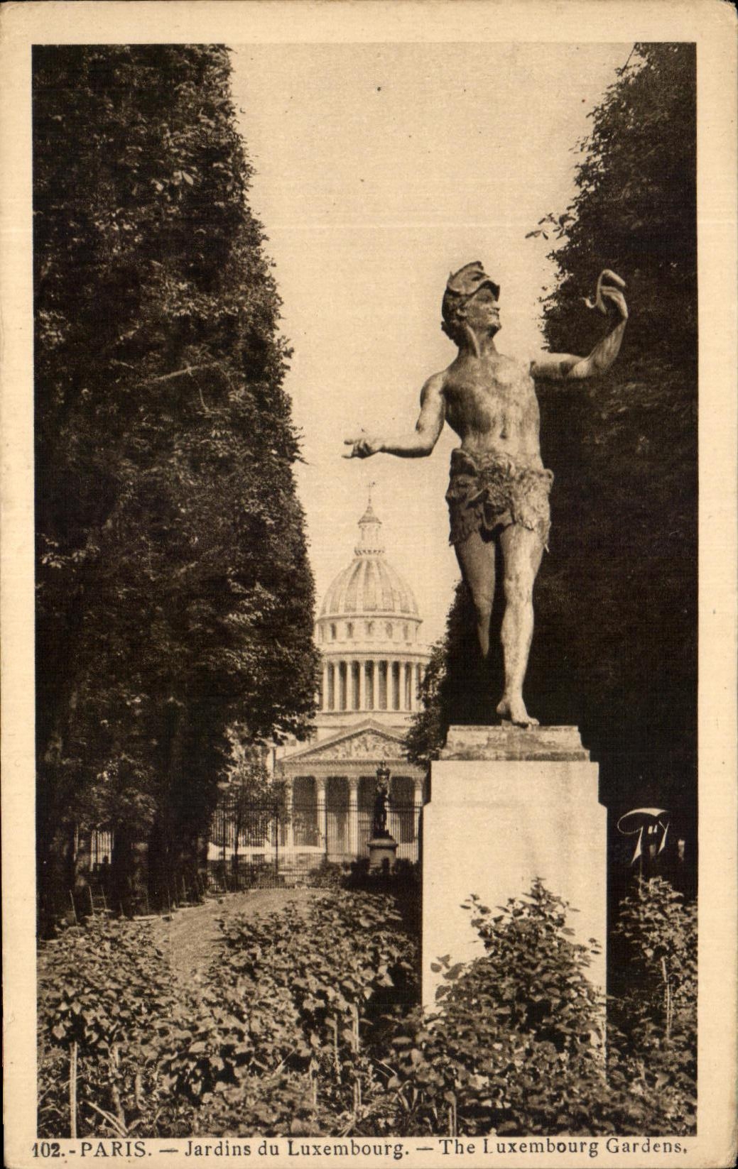 CPA Paris Jardins Du Luxembourg 