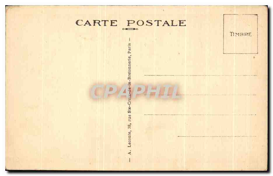 CPA Paris Jardins Du Luxembourg  — Verso