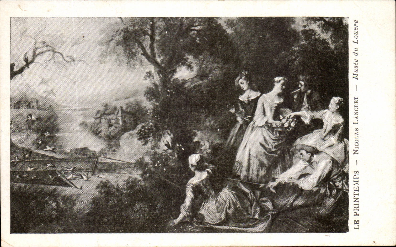 CPA Le Printemps Nicolas Lancret Musee Du Louvre