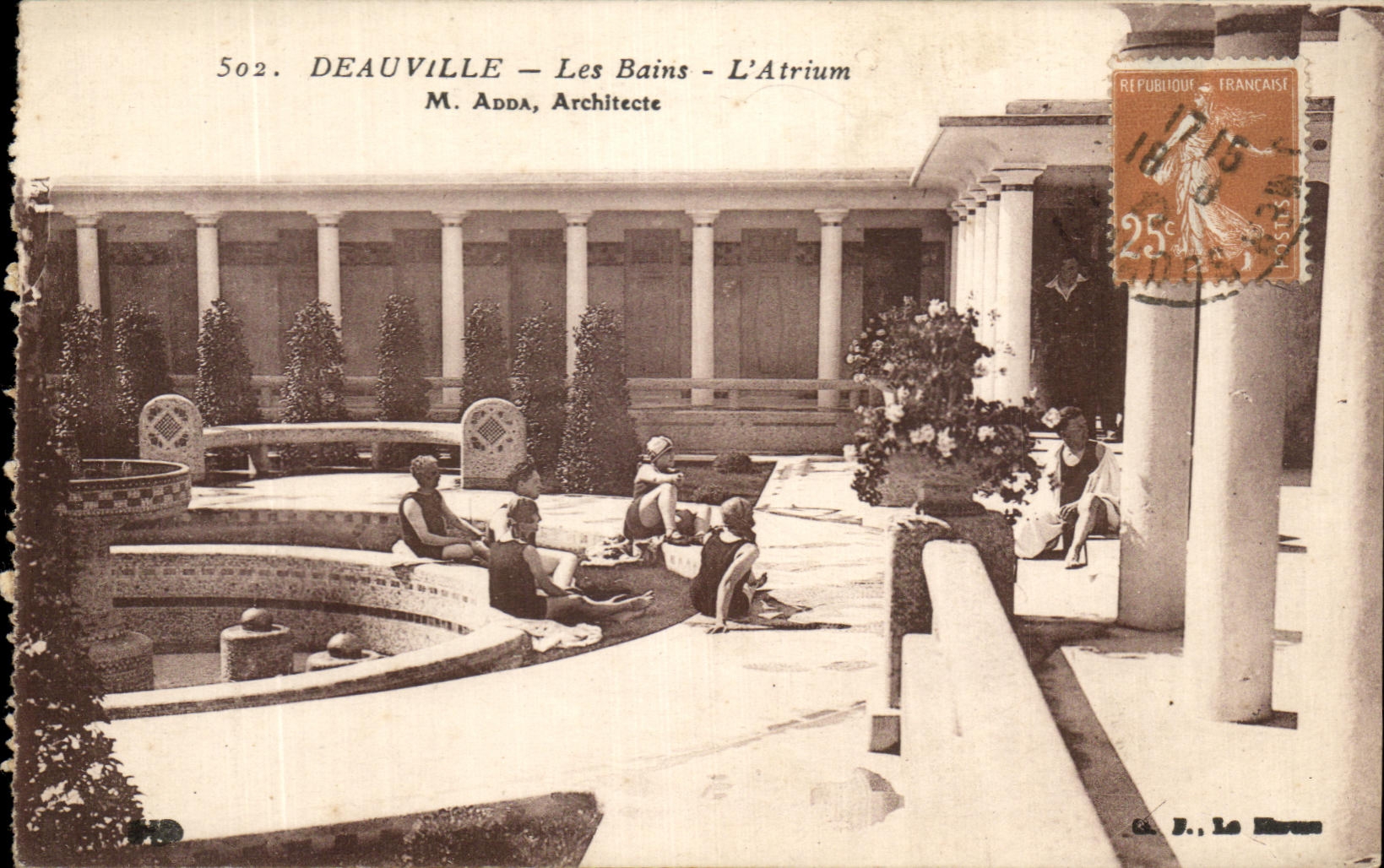 Deauville — Les Bains — L'Atrium — M. Adda, Architecte