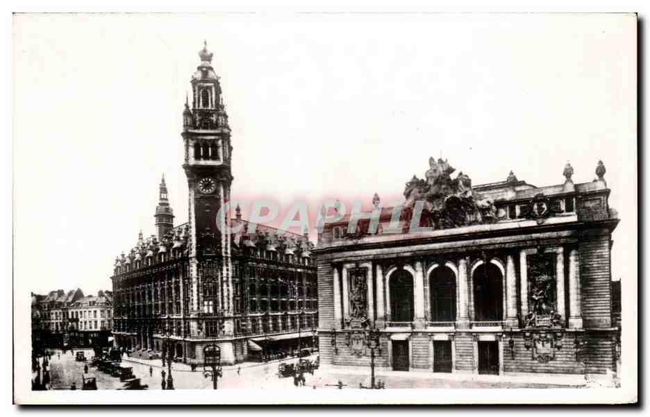 CPA Lille La Bourse Et Le Theatre