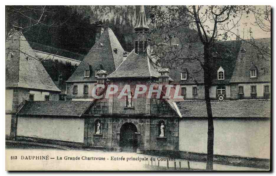 CPA Dauphine La Grande Chartreuse Entree Principale Du Couvent