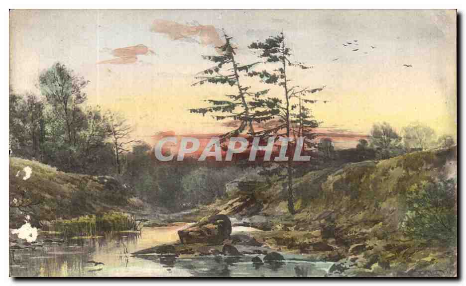 CPA Fantaisie paysae 