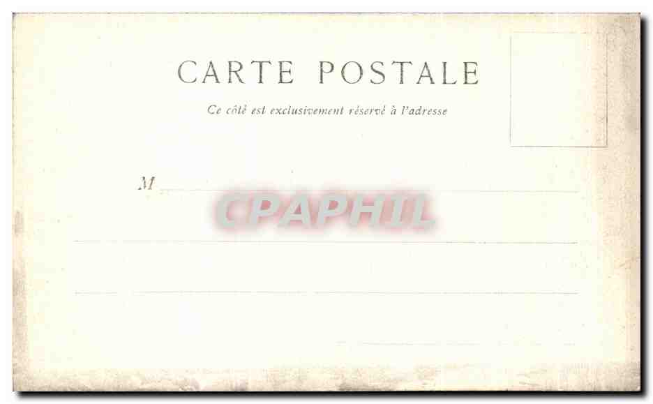 CPA Fantaisie paysae  — Rückseite