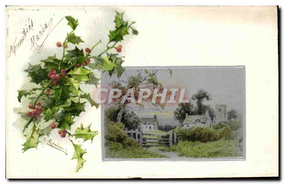 CPA Fantaisie Fleurs