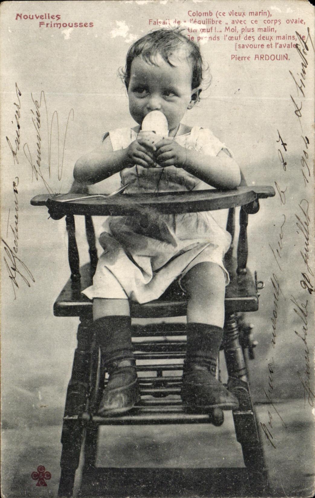 CPA Fantaisie Enfant nouvelles frimousses