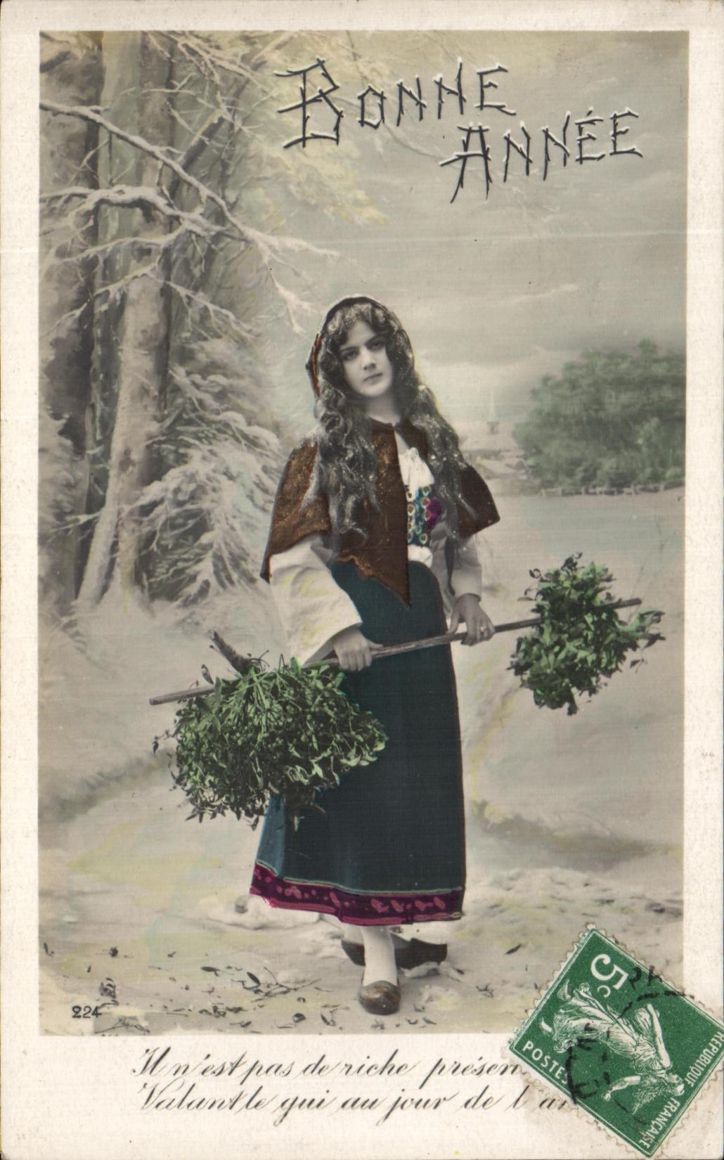 CPA Fantaisie Femme 