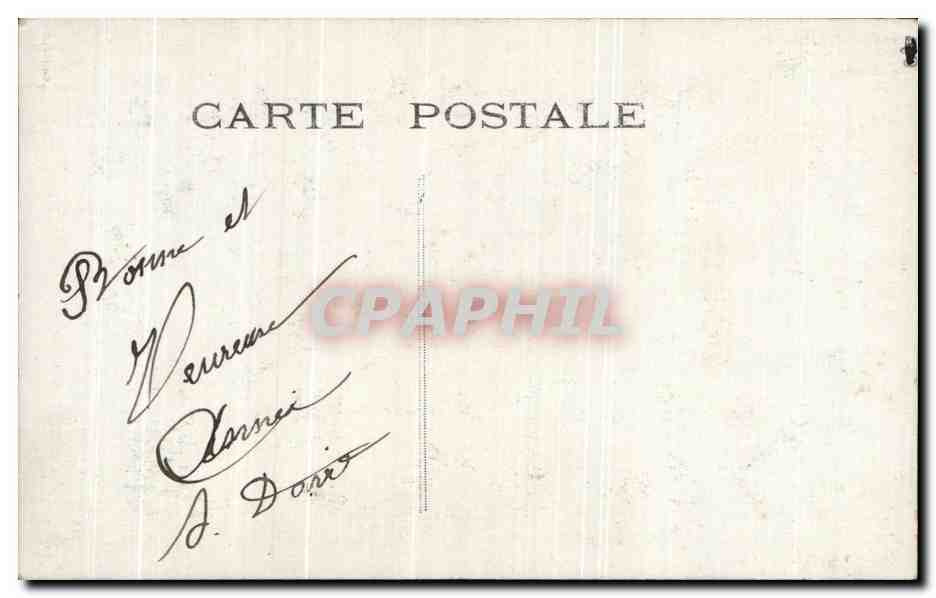 CPA Fantaisie Femme  — Rückseite