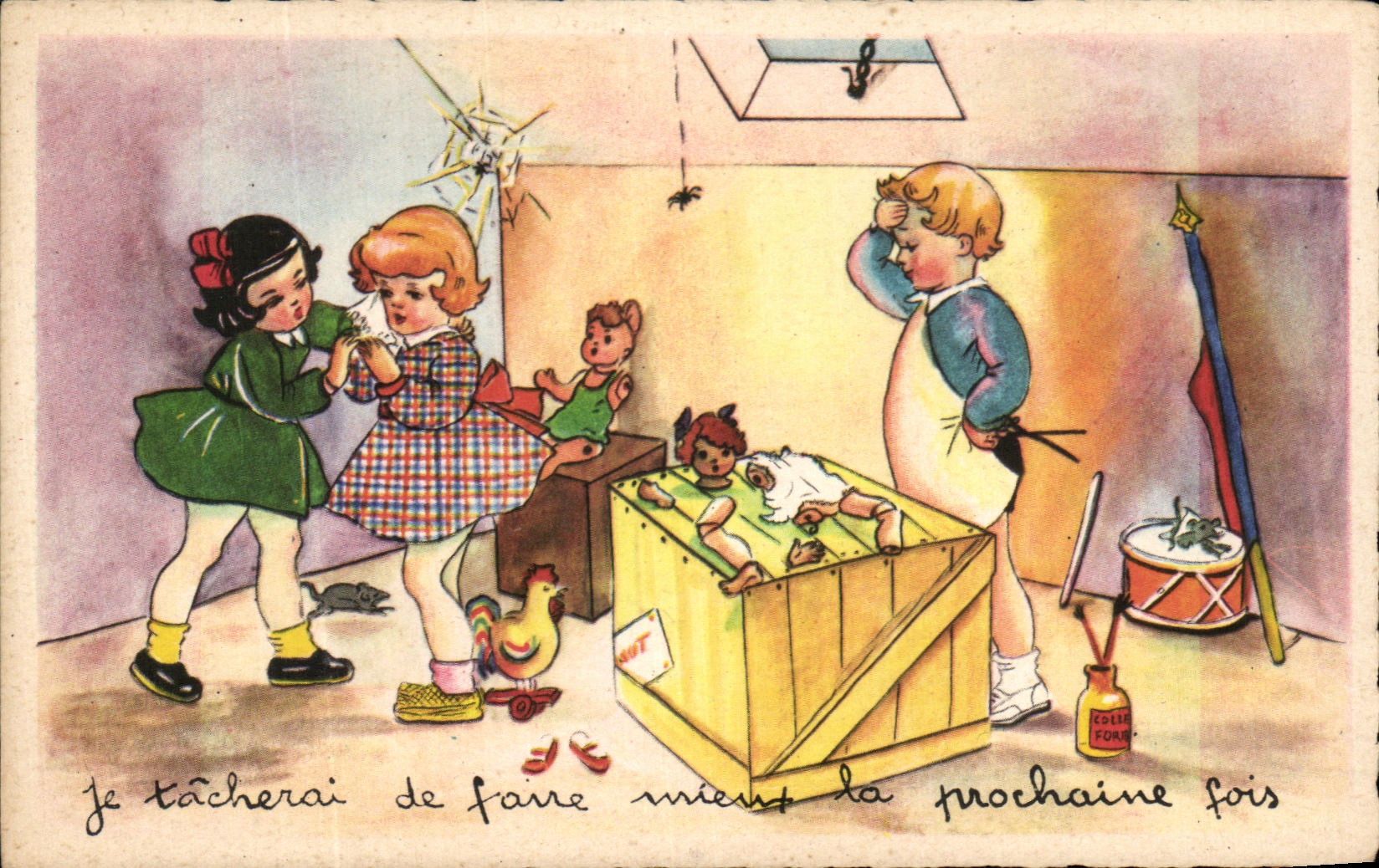 CPA Fantaisie Enfants