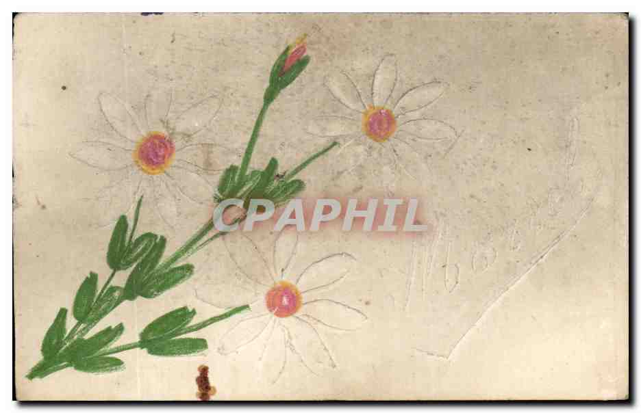 CPA Fantaisie Fleurs Marcel