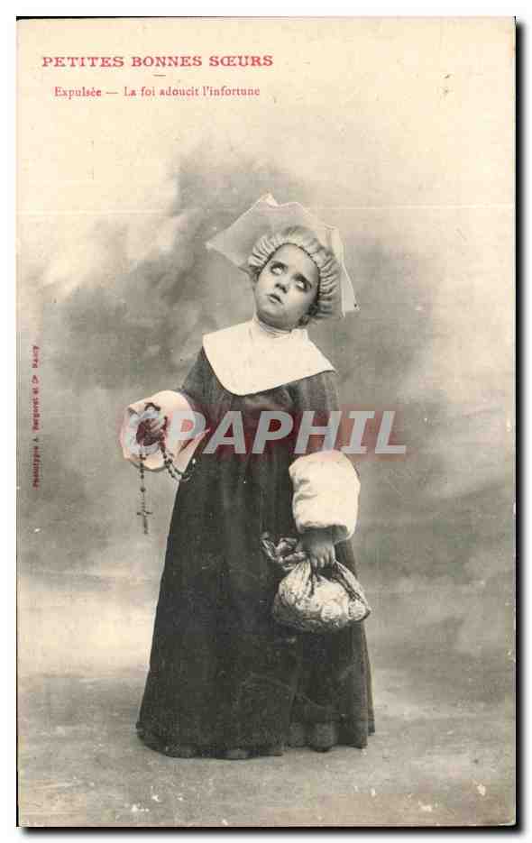 CPA Fantaisie Enfant petites bonnes soeurs 