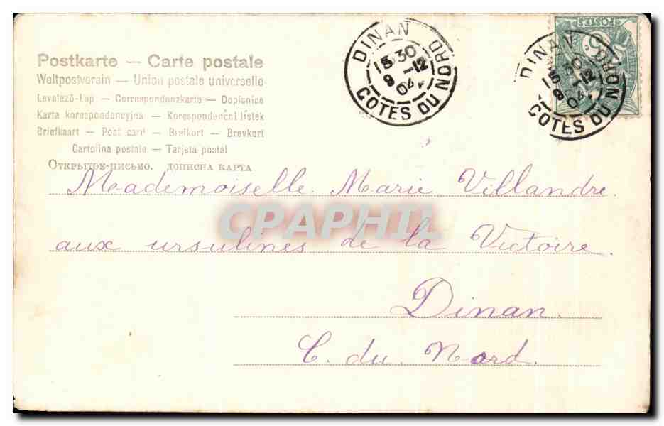 CPA Fantaisie Enfants — Rückseite