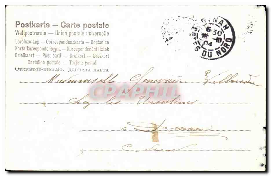 CPA Fantaisie Enfants  — Verso