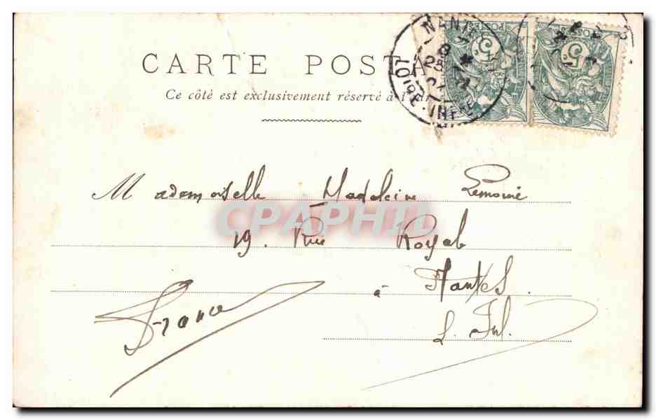 CPA Fantaisie Enfant Pere Noel  — Rückseite