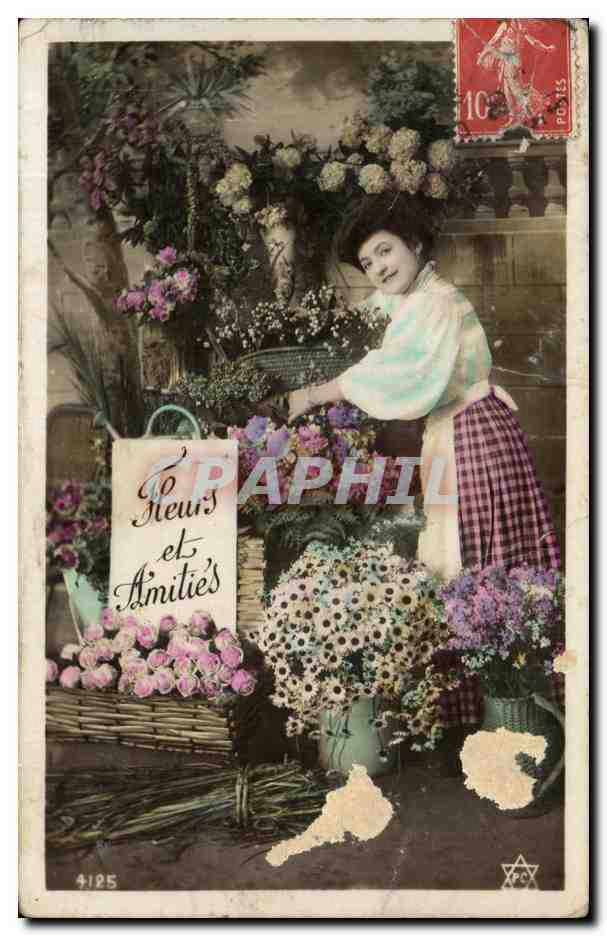 CPA Fantaisie Femme 